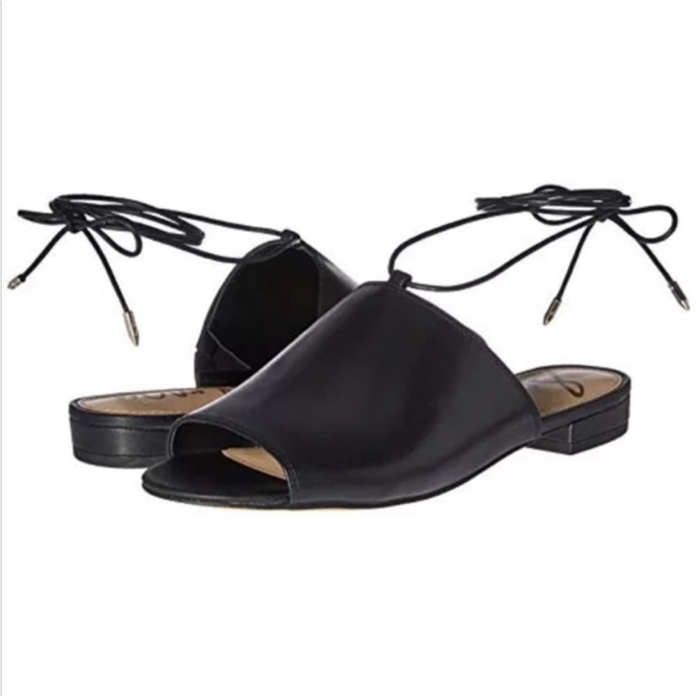 Sam Edelman Black Leather Tai Sandals- Size 7 1/2